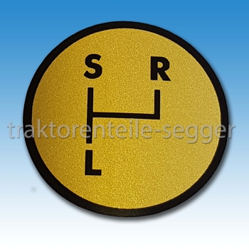 Aufkleber Schaltschema Deutz 06 Baureihe S R L